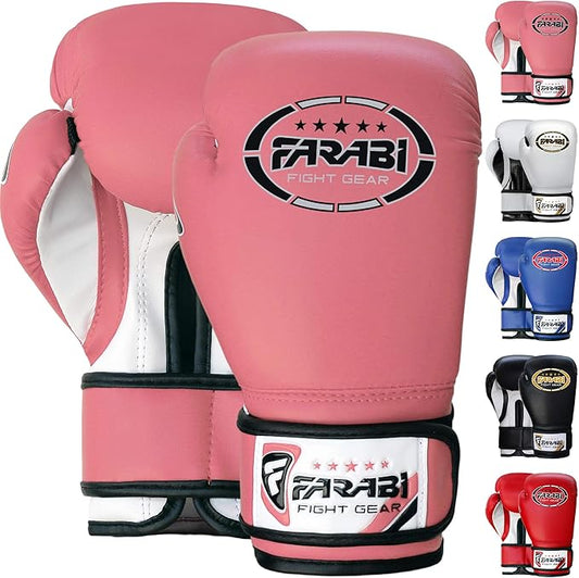 Farabi Sports Kids Boxing Gloves 4, 6, 8-oz Boxing Gloves for Kids Junior Boxing Gloves Youth Boxing Gloves Boys and Girls Boxing Training Gloves for MMA Muay Thai & Punching Bag