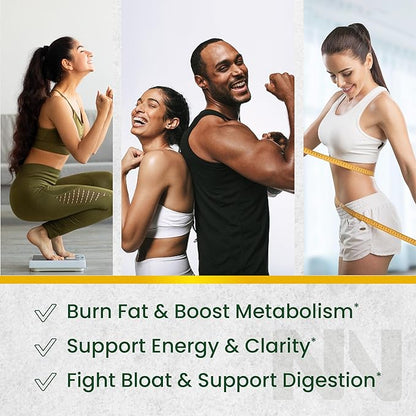 Nobi Nutrition Green Tea Fat Burner Gummies for Weight Loss | Metabolism Boost & Appetite Suppressant with Green Coffee Bean Extract & Garcinia Cambogia | Pills to Burn Belly Fat for Women & Men