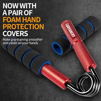 Grip Strength Trainer Set 50-300LB(6 Pack),