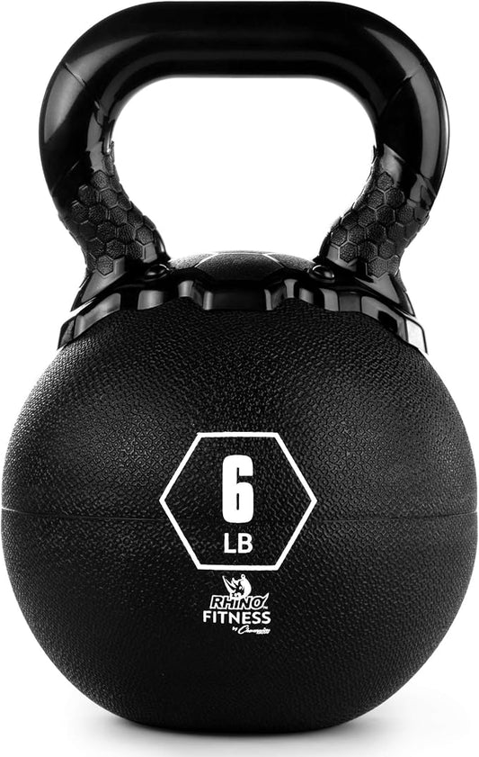 Champion Sports Rhino Kettlebell Rubber Weights