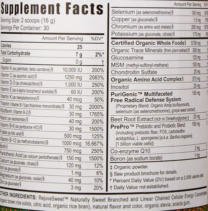 Youngevity Beyond Tangy Tangerine 2.0 Citrus Peach Fusion Multi-Vitamin & Mineral Complex - Made with Natural & Whole Foods | 8,000 ORAC (3 Canisters)