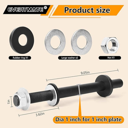 Weight Plate Holder: Power Rack Attachments Squat Rack Weight Plate Rack for 1 inch Standard Weight Plates, 2x2 3x3 2x3 Power Cage Accessories Weight Plate Storage