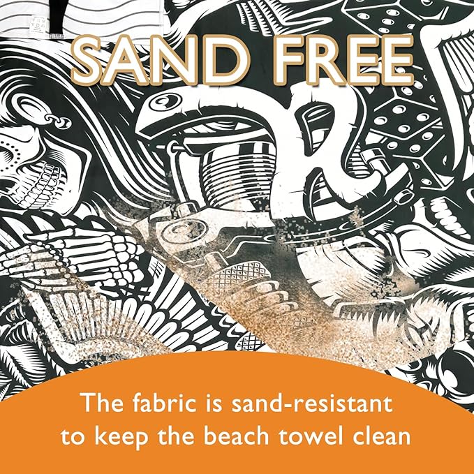 Beach Towel - Microfiber Beach Towels(71" x 40" 1Pcs) -