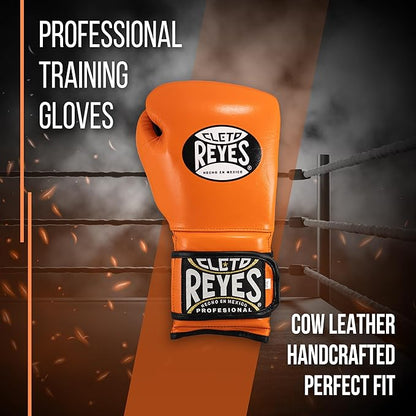 CLETO REYES Training Gloves with Leather Strap & Attached Thumb and Hook & Loop Closure