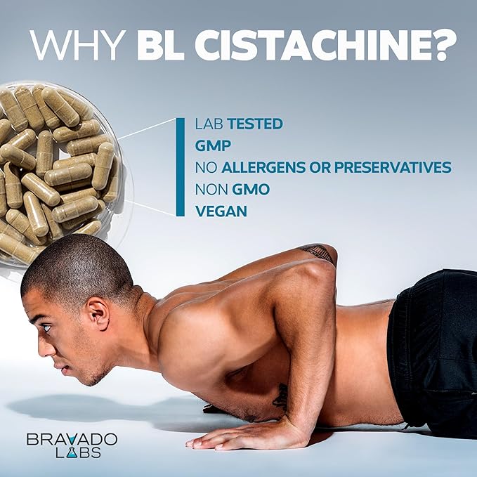 Cistanche Supplement - Testosterone Booster for Men - Cistanche Tubulosa Extract Powder 500 mg - Promotes Strength, Mood, Energy, Focus, Hormone Support - 60 ct
