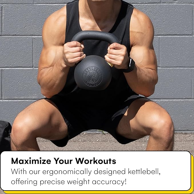 Kettlebell Kings Powder Coated Kettlebell Weights 5-90 LB