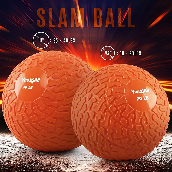 Yes4All Slam Ball 10-40lb Medicine