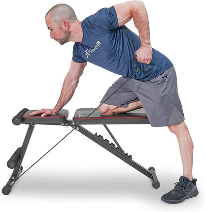 ProsourceFit Foldable & Adjustable Multi-Purpose Weight Bench Home