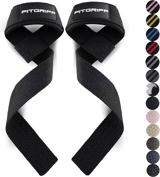 Fitgriff® Lifting Wrist Straps for Weightlifting