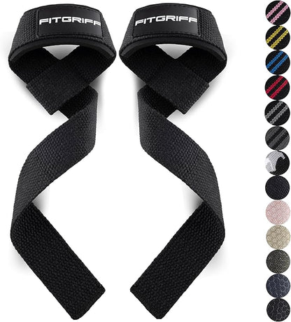 Fitgriff® Lifting Wrist Straps for Weightlifting