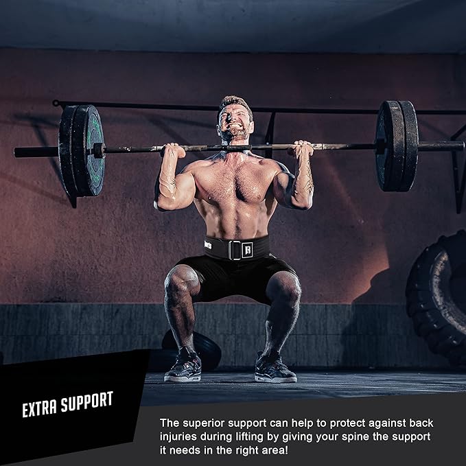 RIMSports Quick Locking Weight Lifting Belt Premium Lifting
