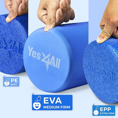 Yes4All Medium-Density EVA Foam Roller for Physical Therapy