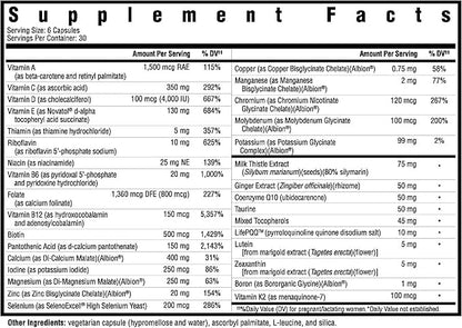 Seeking Health Optimal Prenatal Methyl-Free, Non-Methylated Folate and B12, Pregnancy Support, B6 and Ginger for Digestive Comfort, Supports Healthy Fetal Development, Vegetarian (180 capsules)