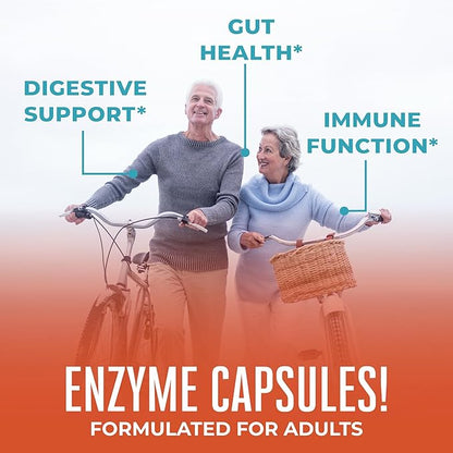 MaryRuth Organics Gluten Enzymes Capsules | Up to 2 Month Supply | Enzyme Supplement for Gut Health Support | Gluten Digestion | & Nutrient Absorption | Vegan | Gluten Free | 60 Count