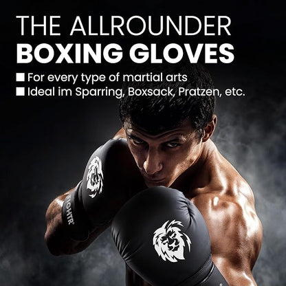 FIGHTR® Boxing Gloves - Maximum Protection & Stability | Boxing Gloves for Boxing, MMA, Muay Thai & Kickboxing | Sizes 8-16 oz, Includes Carry Bag