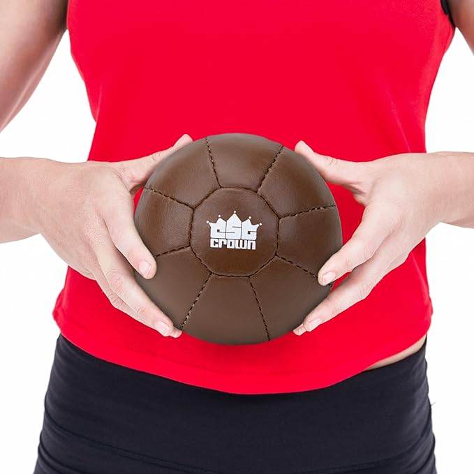Crown Sporting Goods Vintage Soft Touch Leather Weighted