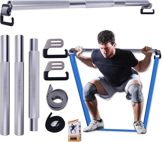 J Bryant Fitness Resistance Band Exercise Bar Large 37.8" Length