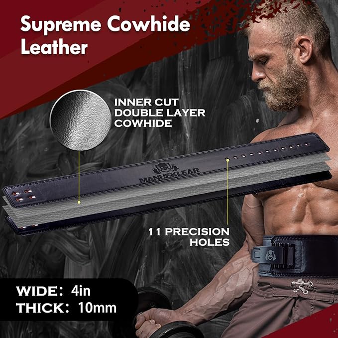 Lever Belt Weightlifting 10mm Back