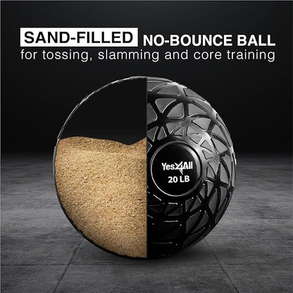 Yes4All Slam Ball 10-40lb Medicine