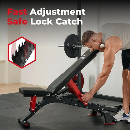 FLYBIRD Weight Bench 1200LBS Weight