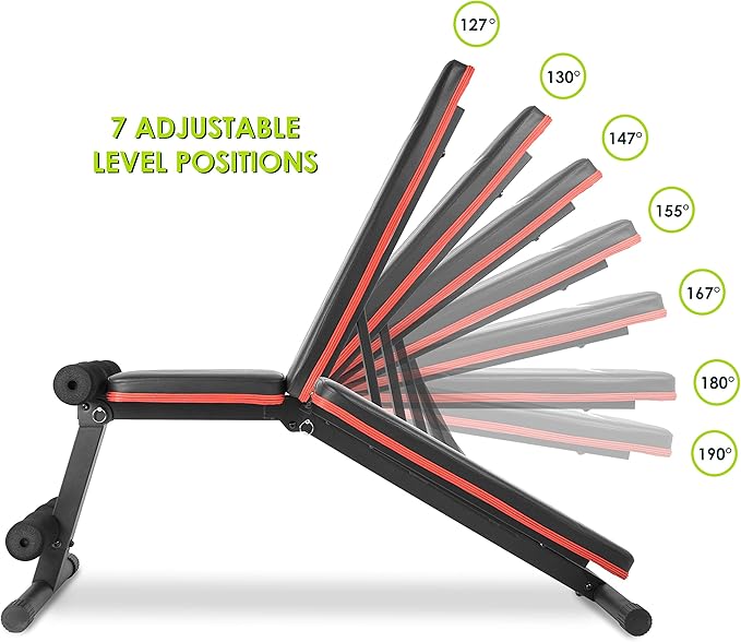 ProsourceFit Foldable & Adjustable Multi-Purpose Weight Bench Home
