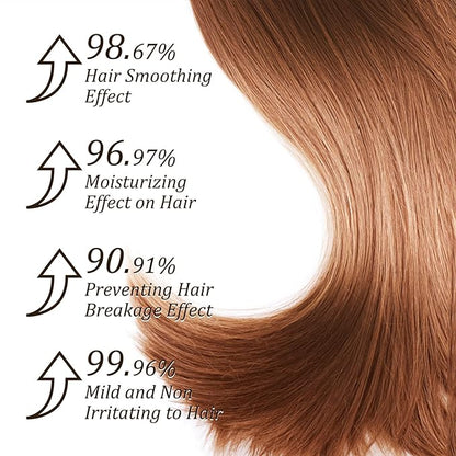Hydrating Collagen Hair Mask for Dry Damaged Hair-Deep Repair Conditioning Treatment Hair Smooth Masque for All Hair Types 8.45 Oz