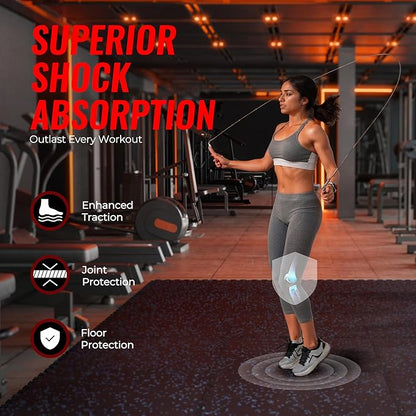 SUPERJARE 0.56'' Thick 12 Pcs 48 Sq Ft