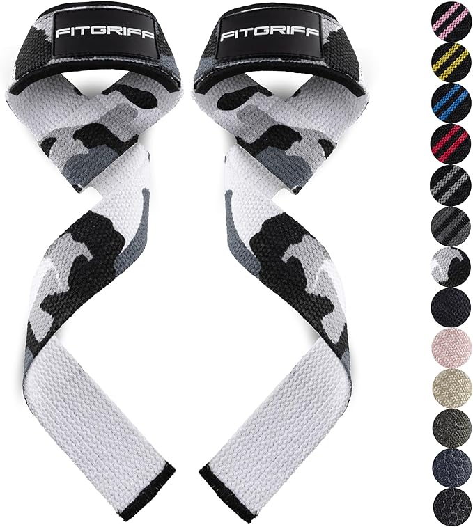 Fitgriff® Lifting Wrist Straps for Weightlifting