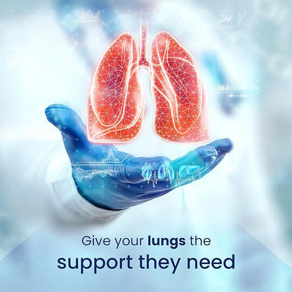 Amate Life Lung Support Dietary Supplements Herbal Breathing Support 10 Active Ingredients Original Formula for Lung Health Lung Cleanse Formula Supplement for Bronchial System 60 Capsules Non GMO