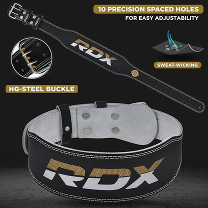 RDX Weight Lifting Belt Gym Fitness 4” 6” 6” Padded 10 Adjustable