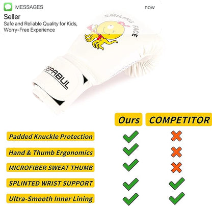 Upgrade Kids Boxing Gloves for 3-8 Year Boys and Girls, Toddler Boxing Gloves for Kids Training, Boxing Gloves Kid Sparring for Punching Bag, Kickboxing, Muay Thai, MMA