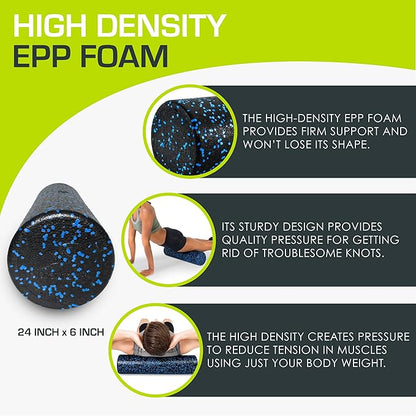 ProsourceFit High Density Foam Rollers 12 - Inches long