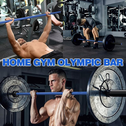7ft Olympic Barbell for Strength Training and Olympic Weightlifting 500 700 700 1000LBS 1000LBS Capacity 2 Inch