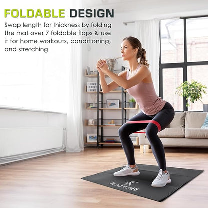 ProsourceFit Exercise Equipment & Treadmill Mat High Density 3 x 6.5-feet