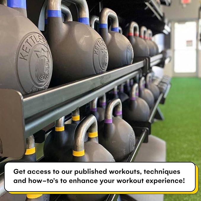 Kettlebell Kings Powder Coated Kettlebell Weights - 9-97