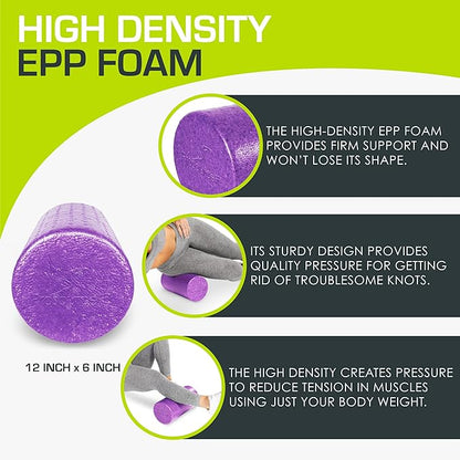 ProsourceFit High Density Foam Rollers 12 - Inches long
