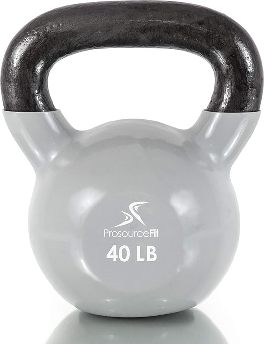 ProsourceFit Vinyl Coated Cast Iron Kettlebells for Full