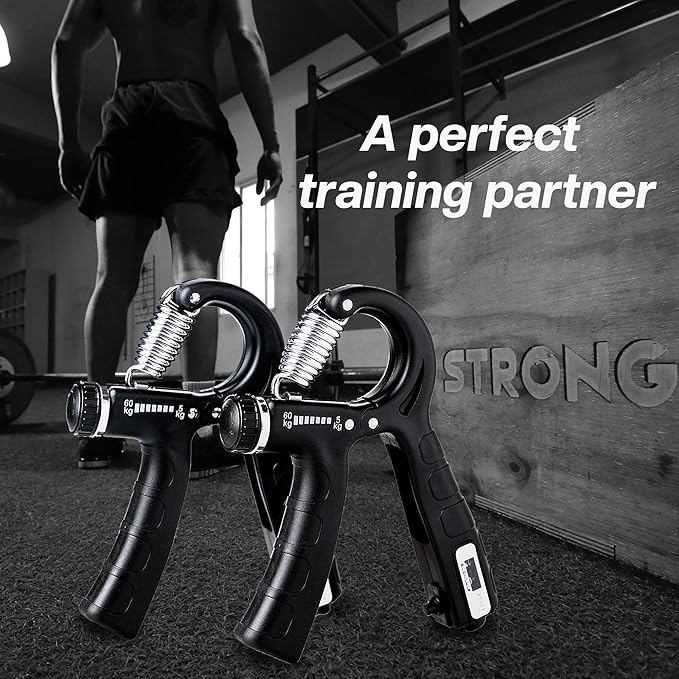 Grip Strength Trainer Set of 2 Pack 10-132lbs Forearm