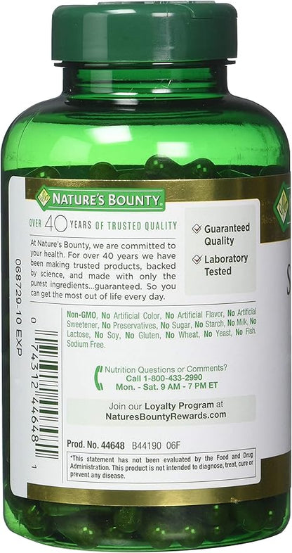 Nature's Bounty Saw Palmetto 450 mg Capsules 250 ea