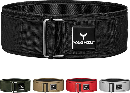 Quick Locking Weight Lifting Belt - Adjustable Lifting 4 inch