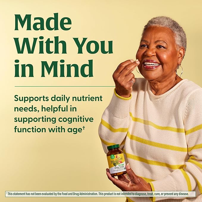 MegaFood Women's 55+ One Daily Multivitamin for Women with Vitamin A, Vitamin C, Vitamin D3 & Vitamin E for Optimal Aging Support- Plus Real Food- Bone & Immune Support Supplement- Vegetarian-90 Tabs