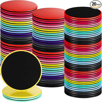 Jenaai Core Sliders Bulk Exercise Glider Discs Gifts
