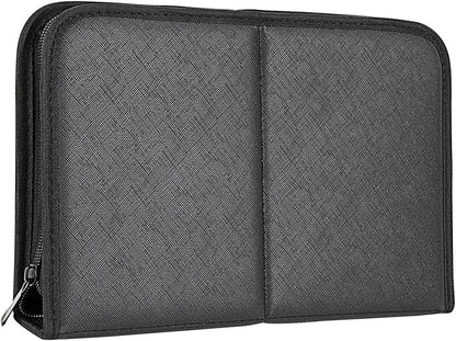 Makeup Brush Organizer Bag Standing Makeup Brushes Holder Travel Case, Professional Portable Cosmetic Storage Bag Foldable Makeup Brush Wrap Case for Men Women Artist Gift (Black)