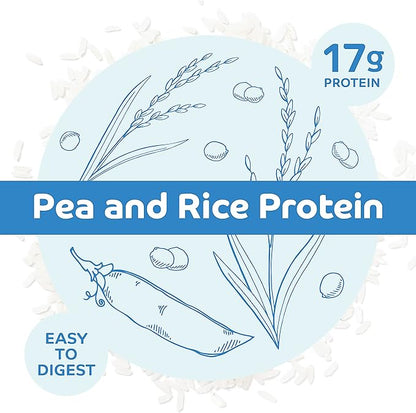 No Udder Protein | Vegan Protein Powder | Soy Free Protein Powder | Chocolate | 17g Protein | 1lb