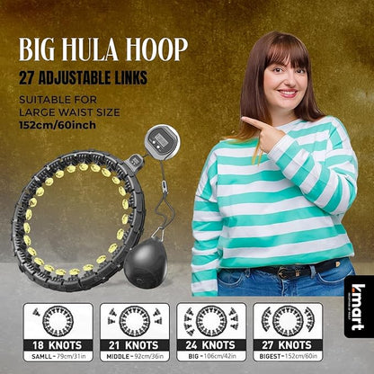 Smart Weighted Hula Hoop 27 Detachable