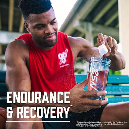 BSN Amino X Muscle Recovery & Endurance Powder with BCAAs, Intra Workout Support, 10 Grams of Amino Acids, Keto Friendly, Caffeine Free, Flavor: Blue Raz, 70 Servings (Packaging May Vary)