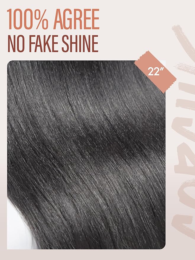 GORGIUS Glueless Wig with Bangs Natural Black Straight Layered Hair Ready-to-Go Synthetic Bang Wigs with Realistic Scalp 24 Inch