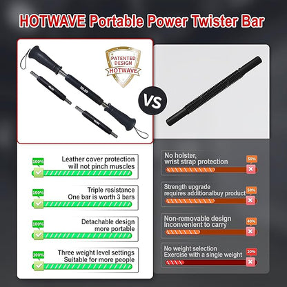 HOTWAVE Portable Power Twister Bar