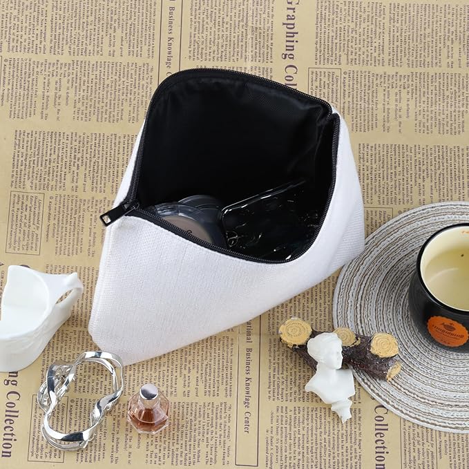 VAMSII POTS Awareness Gift Hello Darkness, My Old Friend Makeup Bag POTS Syndrome Fighter Warrior Cosmetic Bag Dysautonomia Awareness Gift (Hello Darkness My Old Friend M)