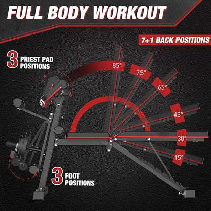 Adjustable Weight Bench 880 Lbs